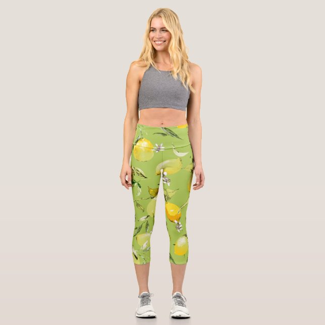 Aquarellfarben 23 capri leggings (Vorderseite)