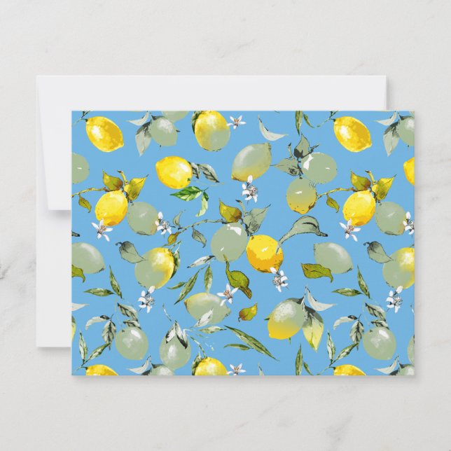 Aquarellfarben 27 save the date (Vorderseite)