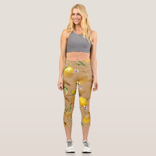 Aquarellfarben 33 capri leggings (Vorderseite)