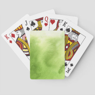 Aquarellfarben auf einem Rohtexturpapier Spielkarten