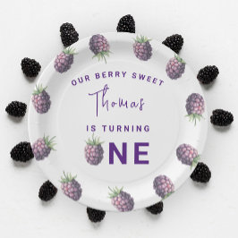 Aquarellfarben BlackBerry 1. Party Pappteller