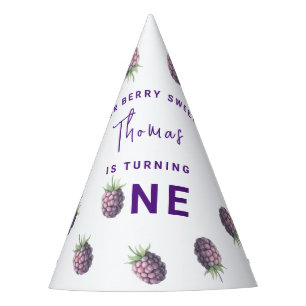 Aquarellfarben BlackBerry 1. Party Partyhütchen