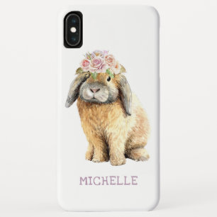 Aquarellfarben Bläschen Kaninchen Personalisierter Case-Mate iPhone Hülle