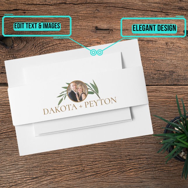 Aquarellfarben-Blätter 04e Einladungsbanderole (Please enjoy our design and see the others in the collection.)