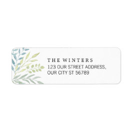 Aquarellfarben-Blätter bei Hochzeiten von Grünem H