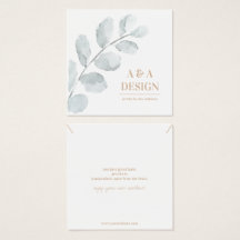 Aquarellfarben-Blätter Nekklace Juwelieranzeigekar