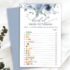 Aquarellfarben, blaues Brautparty