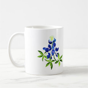 Aquarellfarben Bluebonnet-Tasse Kaffeetasse