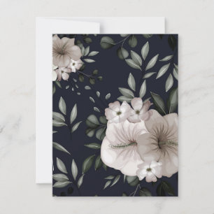 Aquarellfarben-Blume 22 Mitteilungskarte