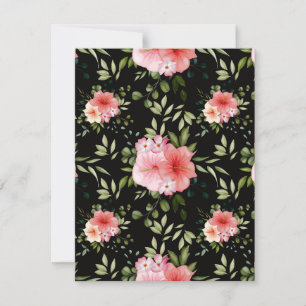 Aquarellfarben-Blume 25 Mitteilungskarte