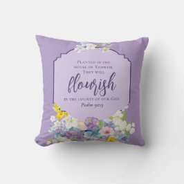 Aquarellfarben Blume Bouquet Scripture Doppelseiti Kissen