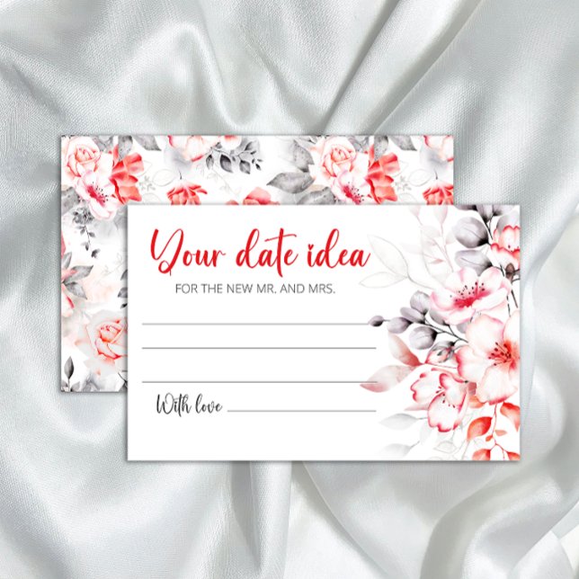 Aquarellfarben Blume Datum Nachtgedanken. Datum ja Briefpapier (Von Creator hochgeladen)