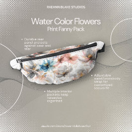 Aquarellfarben-Blume drucken Fanny Pack Bauchtasche