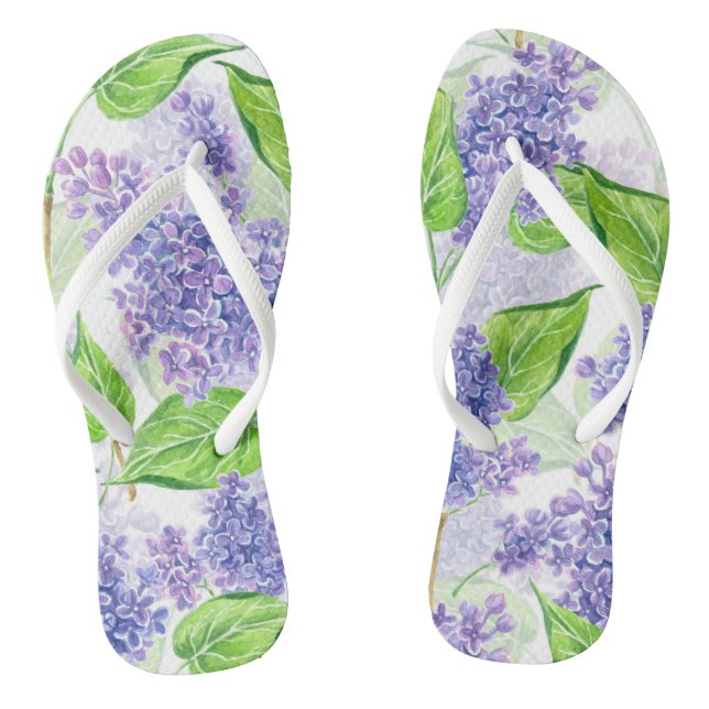 Aquarellfarben-Blume Flip Flops (Fußbett)