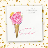 Aquarellfarben - BLUME ICE CREAM - Brautparty