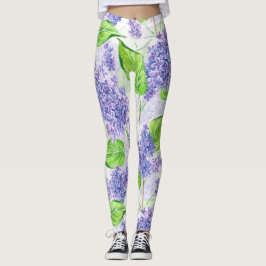 Aquarellfarben-Blume Leggings