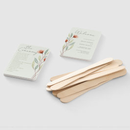 Aquarellfarben Blume Pastellgrün Fächer