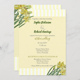 Aquarellfarben Blume Portrait Illustration Einladung