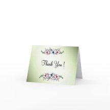 Aquarellfarben Blume Shine Vielen Dank, dass Sie i