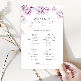 Aquarellfarben-Blüte Was ist in deinem Geldbeutel-