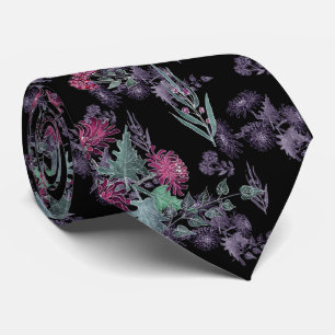 Aquarellfarben Chrysanthemen Blume Blumenfarben Krawatte
