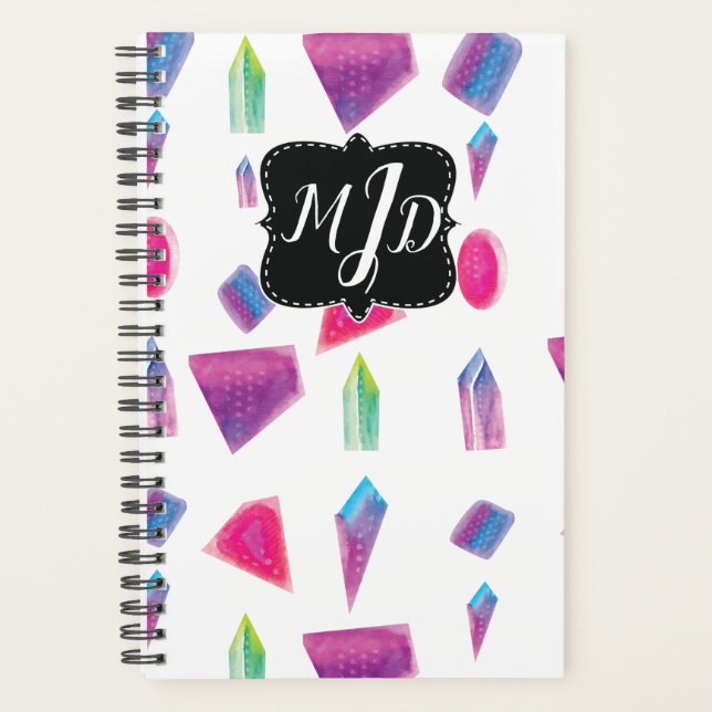 Aquarellfarben Farben farbenfrohe Galaxie Farben Planer (Vorderseite)