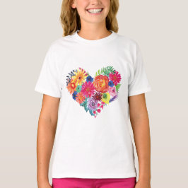 Aquarellfarben Floral Fiesta T-Shirt