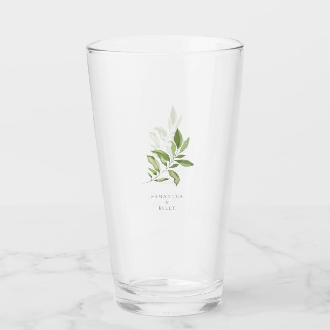 Aquarellfarben für Individuelle Namen der Bilderbu Glas (Vorderseite)