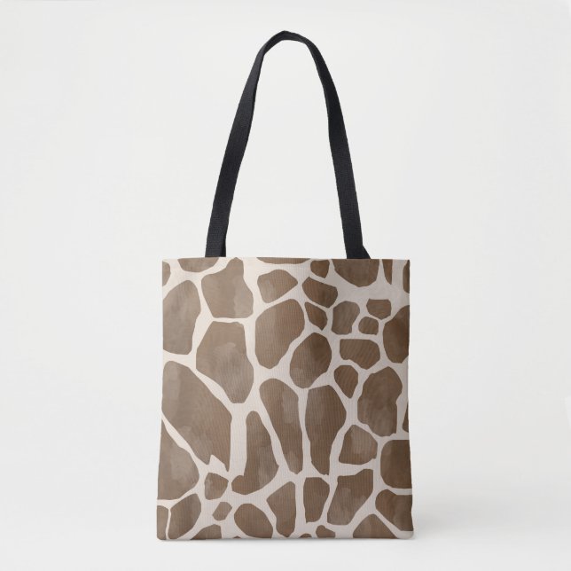 Aquarellfarben Giraffe Tierisches Muster (Vorderseite)