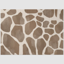 Aquarellfarben Giraffe Tierisches Muster Seidenpapier