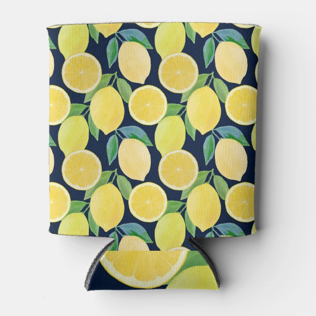 Aquarellfarben: Illustration eines neuen Musters Dosenkühler (Vorderseite)