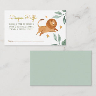 Aquarellfarben kleiner Löwe Windelweindecke Begleitkarte