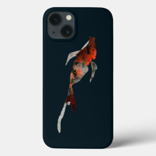 Aquarellfarben-Koi-Aquariendarstellung Case-Mate iPhone Hülle