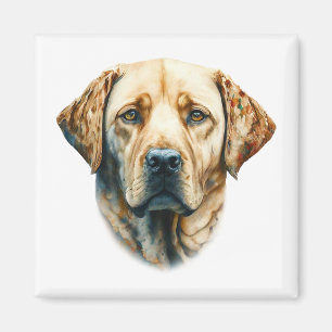Aquarellfarben Labrador Retriever Magnet