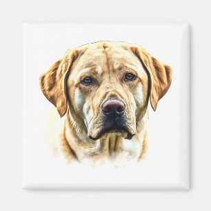 Aquarellfarben Labrador Retriever Magnet