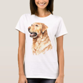 Aquarellfarben Labrador Retriever T-Shirt