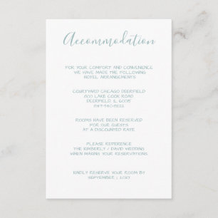 Aquarellfarben-Laurel-Monogramm-Unterkunftskarten Begleitkarte