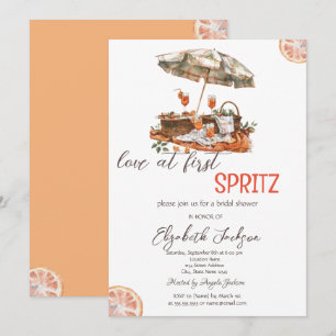 Aquarellfarben-Liebe von First Spritz Picnic Einladung