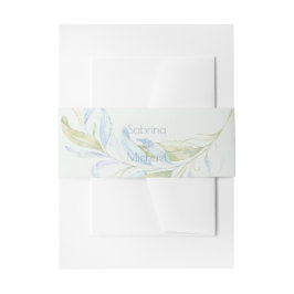 Aquarellfarben Moderne Boho Leafy Branchen Einladungsbanderole