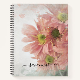 Aquarellfarben-Monogramm-Sketchbuch Notizbuch