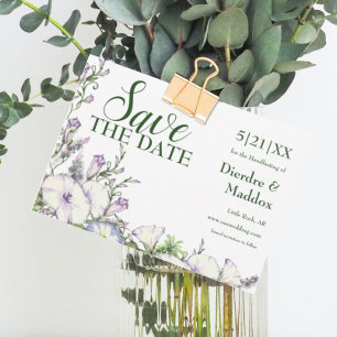 Aquarellfarben Morning Glory Handfasts Save The Date