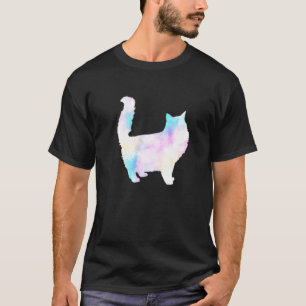 Aquarellfarben Niedlich Spaß Katze Kunstfertigkeit T-Shirt
