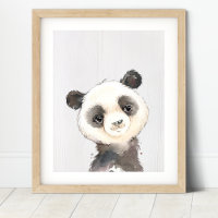 Aquarellfarben Panda Kinderzimmer Printmedien