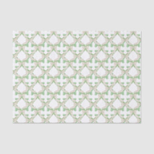 Aquarellfarben Pink & Green Butterfly Bows Garland Seidenpapier