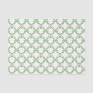 Aquarellfarben Pink & Green Butterfly Bows Garland Seidenpapier