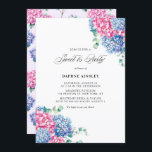 Aquarellfarben Pink und Blue Hydrangeas 16 . Gebur Einladung<br><div class="desc">Aquarellfarbe Rosa und Blaue Hydrangeas 16 . Geburtstag Einladung | Individuelle Geburtstagseinladung mit Aquarelltönchen in Rosa und Blau-Hydrangeas-Bouquets. Diese blumengeschmückte Einladung eignet sich perfekt für Frühlings- und Gartengeburtstage. Passen Sie die Rückseite der Einladung an,  indem Sie ein Foto oder ein beliebiges Bild hinzufügen. Matching-Elemente sind verfügbar.</div>
