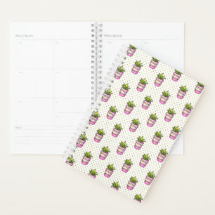 Aquarellfarben - Polka-Dot-Muster Planer