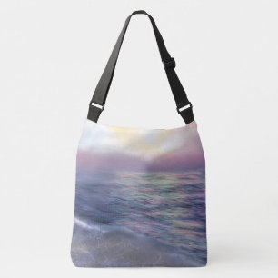 Aquarellfarben Rainbow Beach Malerei Tragetaschen Mit Langen Trägern