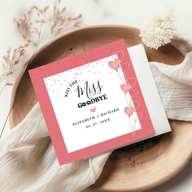 Aquarellfarben Rosa & Rotes Herz Sweet Danke Party Serviette (Von Creator hochgeladen)