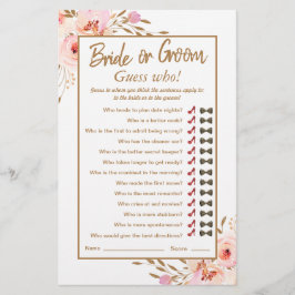 Aquarellfarben Rosa Schwarz Gold Rose Brautparty G